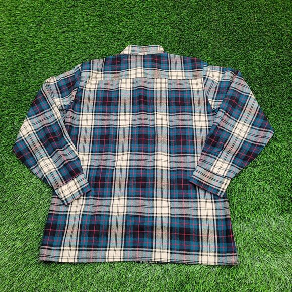 Vintage Y2K Claybrooke Outdoors Plaid Button-Down Shirt Medium - Picture 2 of 12